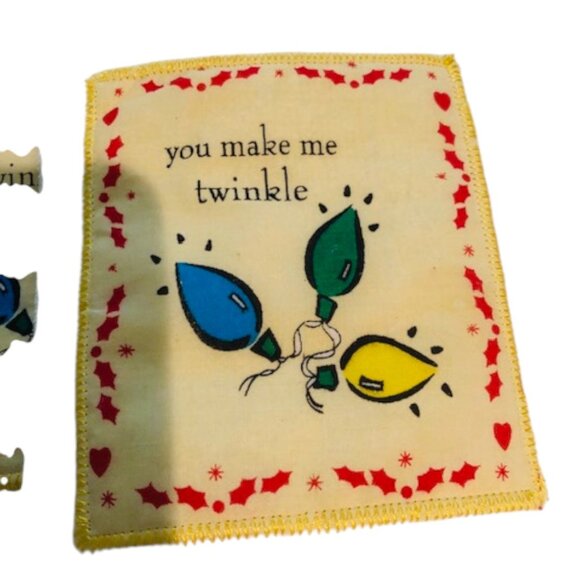 Christmas Dish Towels “You Make Me Twinkle” - Picture 2 of 4